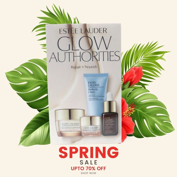 Estee Lauder Glow Authorities Repair + Nourish 4-Pcs Set - Picture 1 of 7